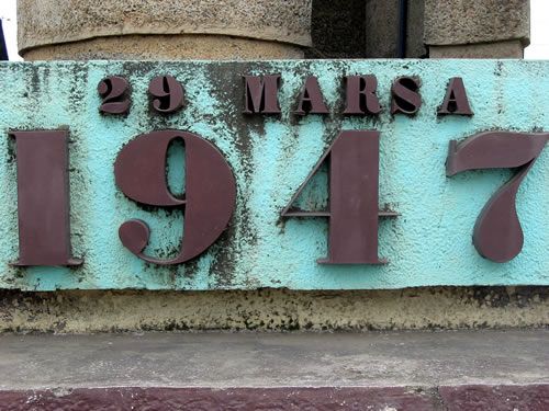 Memorial commemorating the March 29 massacres