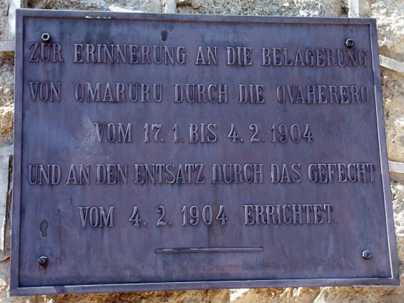 Memorials for the Herero and Nama wars with Germany