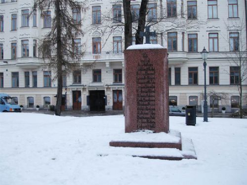 War Memorials at the Old Church in Helsinki (Vanhakirkko)